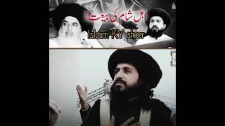 Hazrat gous pak ki ulad or Ahly sham ki Hafiz Saad Hussain Rizvi k hath pa baith