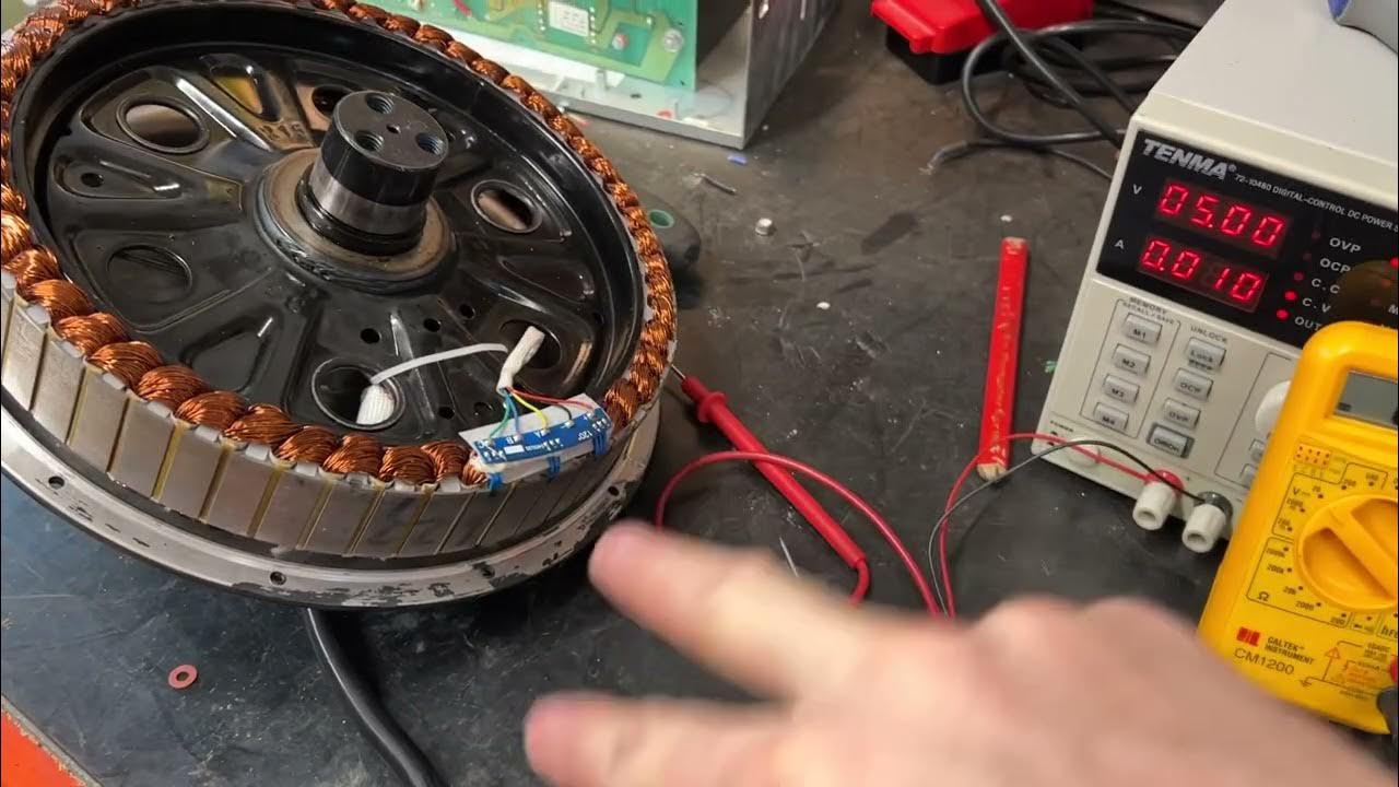 Brushless Motor Hall Sensor Testing YouTube