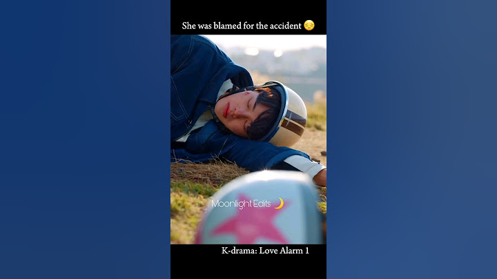 She was blamed for the accident 😔 #kdrama #lovealarm #crash