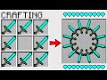 HOW TO CRAFT a CIRCLE SWORD in MINECRAFT? SECRET RECIPE *WoW*