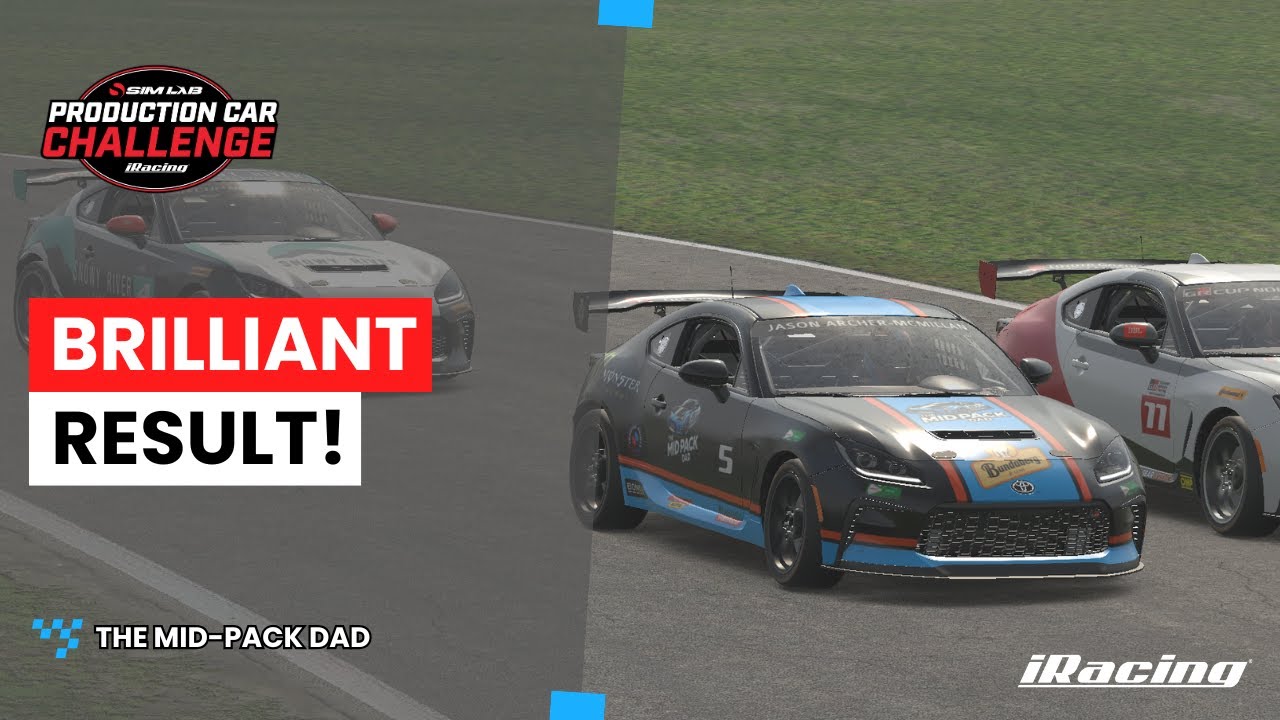 Столь необходимый подиум | iRacing Production Car Challenge на трассе Снеттертон