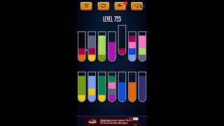 Water Sort Puzzle - Color Liquid Sorting Game Level 755 Solution