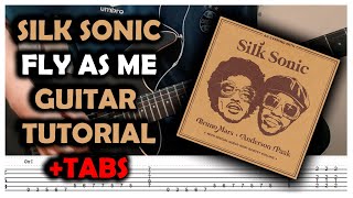 Fly As Me - Bruno Mars, Anderson .Paak, Silk Sonic (Guitar Riff Tutorial +TABS)