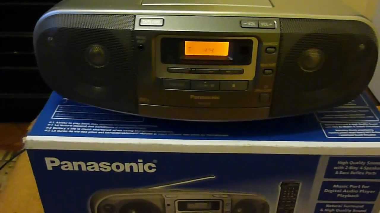 panasonic rx-d55 manual Panasonic rx-d55 portable stereo cd system (boombox) sony zs-d50.