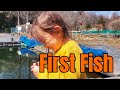 Lovely Lily&#39;s Catches Her First Fish! - Taking A 2 Year-Old To A Pay Pond