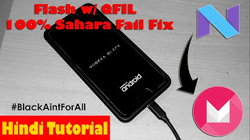 YU YUREKA BLACK - Downgrade from Android N to M | Install stock firmware with QFIL