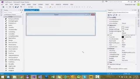 Arabic C# tutorials for beginners -2- Changing Forms Properties