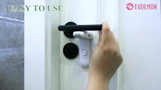 Amazon com  EUDEMON Childproof Door Lever Lock, Baby Safety Door Handle Lock, Easy to Install and Us
