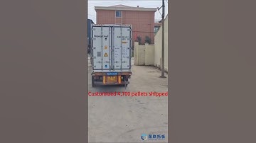 4,700 GMT pallets customized by UAE customers are being loaded and shipped.