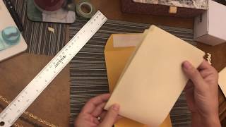 Repurposing a Manila folder to strengthen your 6 x 9 envelope