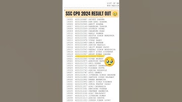 My SSC CPO 2024 Final Result🥹❤️|SSC CPO 2024 Cutoff💔😱#ssccpo #ssccgl #trending #motivation #ssccpo