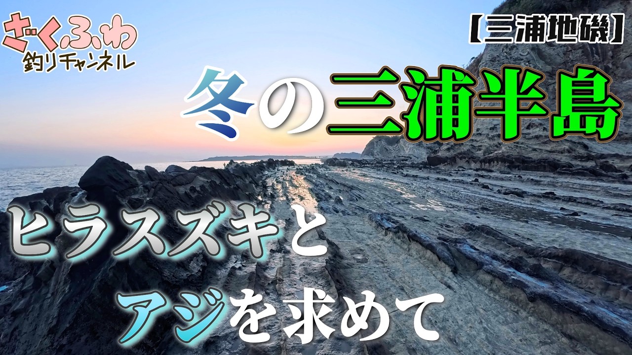 三浦の人気磯・盗人狩でヒラスズキとアジを狙ってみるよ！【カゴ釣り】【ショアジギング】【釣場調査】