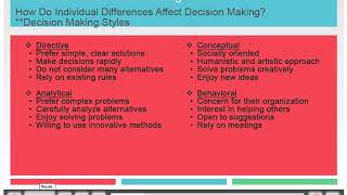 Introduction to Decision Making Part 1 9 2018