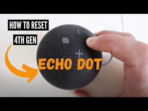 Where is the action button on Echo Dot 4th generation?