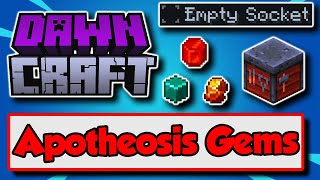DawnCraft How To Add Gems To Gear 💎 Apotheosis Gem Crafting Guide screenshot 1