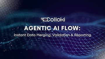 Agentic AI Flow Instant Data Merging, Validation & Reporting