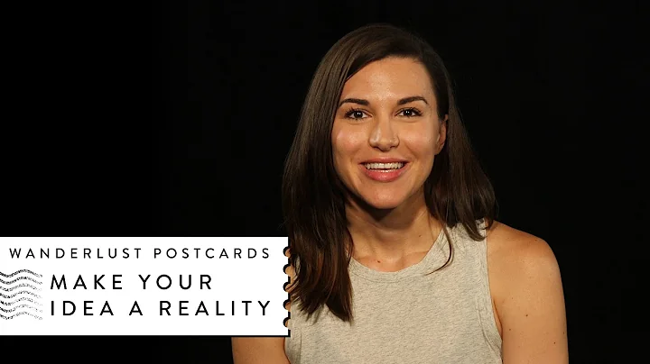 Make Your Idea a Reality - Wanderlust Postcard wit...