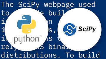 Does Python SciPy need BLAS?