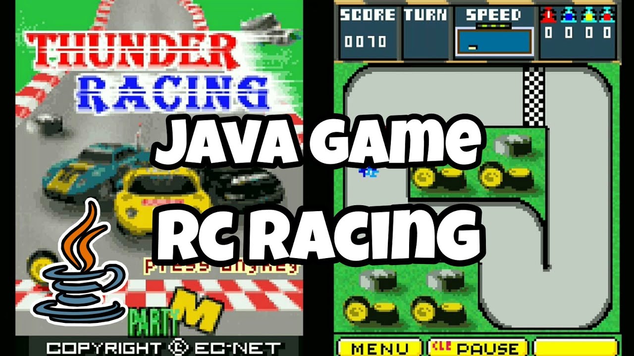 THUNDER RACING JAVA GAME 128X128 FROM EC-NET PLAYTHROUGH GAME - YouTube