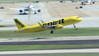 DO THE NEED MORE PRACTICE? Spirit 1301 | ATL-LAX | Airbus A320 | Departs Runway 26L at ATL