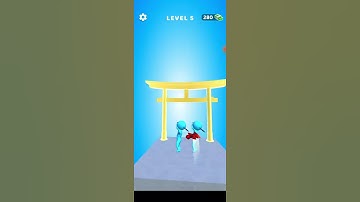 Sword Play !Ninja Slice Runner 3d #short #5