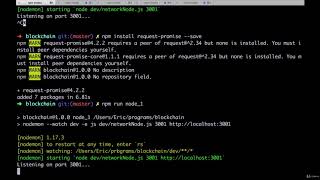 Building POST register and broadcast node Endpoint Part 1 || How to study blockchain