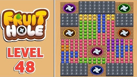 Fruit Hole Juice Jam Level 48 Walkthrough Solutions