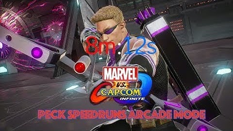 [Marvel vs Capcom Infinite] peck Speedruns Arcade Mode [WR] 8m:12s [PS4] w/60fps