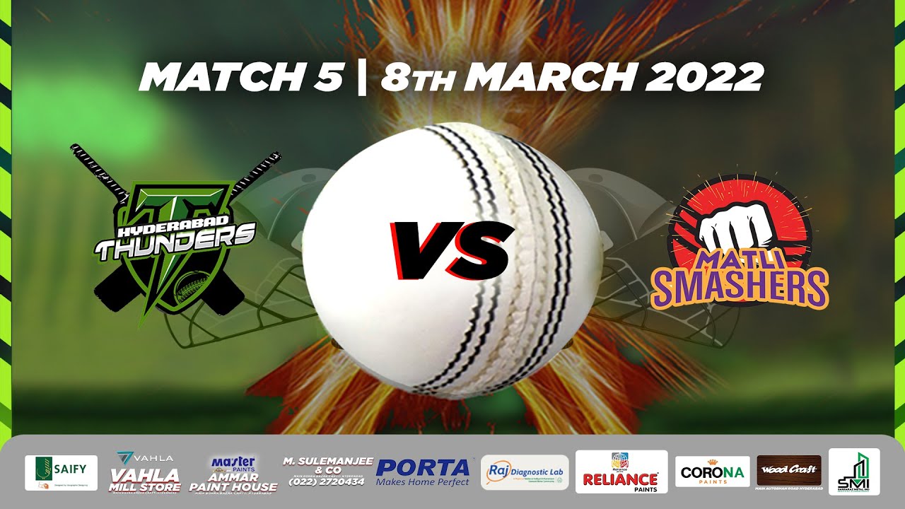 Muffadal Premier League Season 5 Match 5 Matli Smashers vs