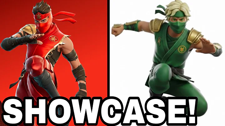 FULL Fortnite x LEGO NINJAGO COLLAB Update BATTLEPASS SHOWCASE! 😁 