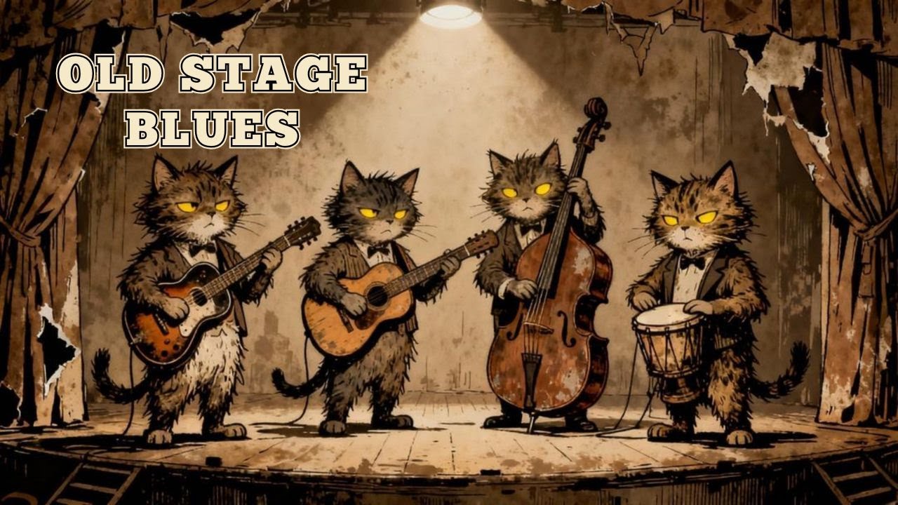 Old Stage Blues | Vintage Blues Instrumental Loop