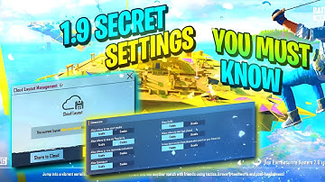 BGMI/PUBG MOBILE 1.9 BASIC SETTINGS | BGMI/PUBG MOBILE NEW BASIC SETTING ||