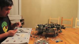 LEGO Star Wars UCS Millenium Falcon 75192 Assembly Time Lapse