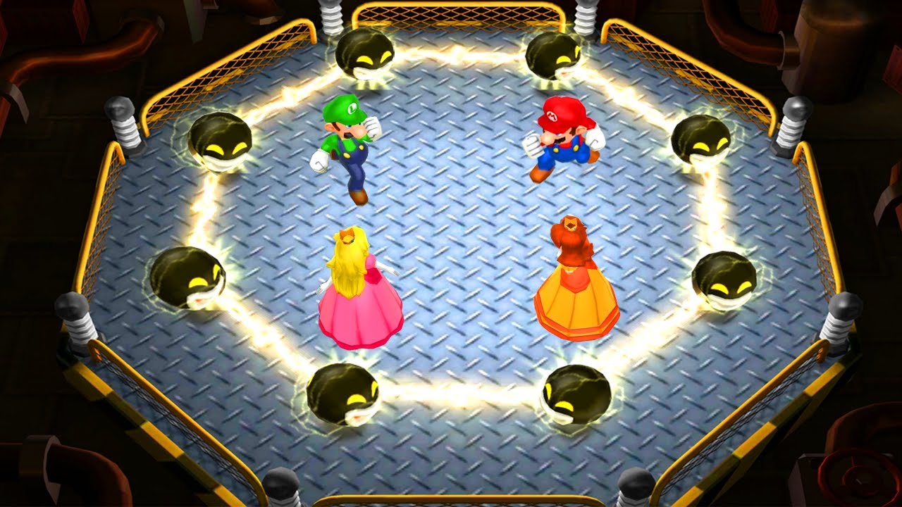 Mario Party: Island Tour Minigames - Mario vs Peach vs Luigi vs Daisy