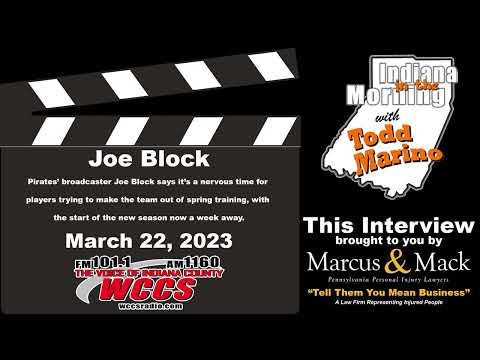 Indiana in the Morning Interview: Joe Block (3-22-23)