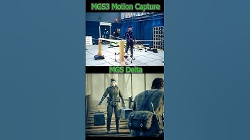 MGS3 Motion Capture vs MGS Delta 🐍🎮 looking insane!