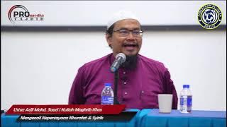 (🔴LIVE) 27-07-2024 Ustaz Adli Mohd Saad: Khurafat & Syirik