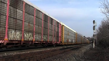 CSX Q249 in Hi Def at Shenandoah Junction,West Virginia on 1/25/12
