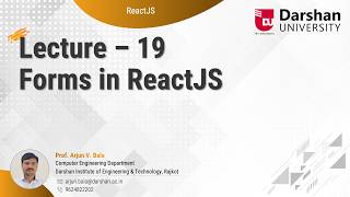 Forms in ReactJS | Controlled Components & Form Handling