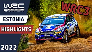 WRC Rally Highlights : WRC Rally Estonia 2022 : WRC3 Results and Final Day Rally Action