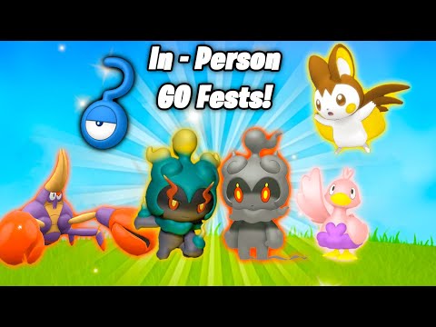 IN PERSON GO FEST 2024 EVENTS ANNOUNCED! New Shiny Pokemon / All Locations Shown