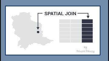 الربط المكانى Spatial Join وأهميته فى التعامل مع البيانات داخل الجداول GIS/ArcGIS