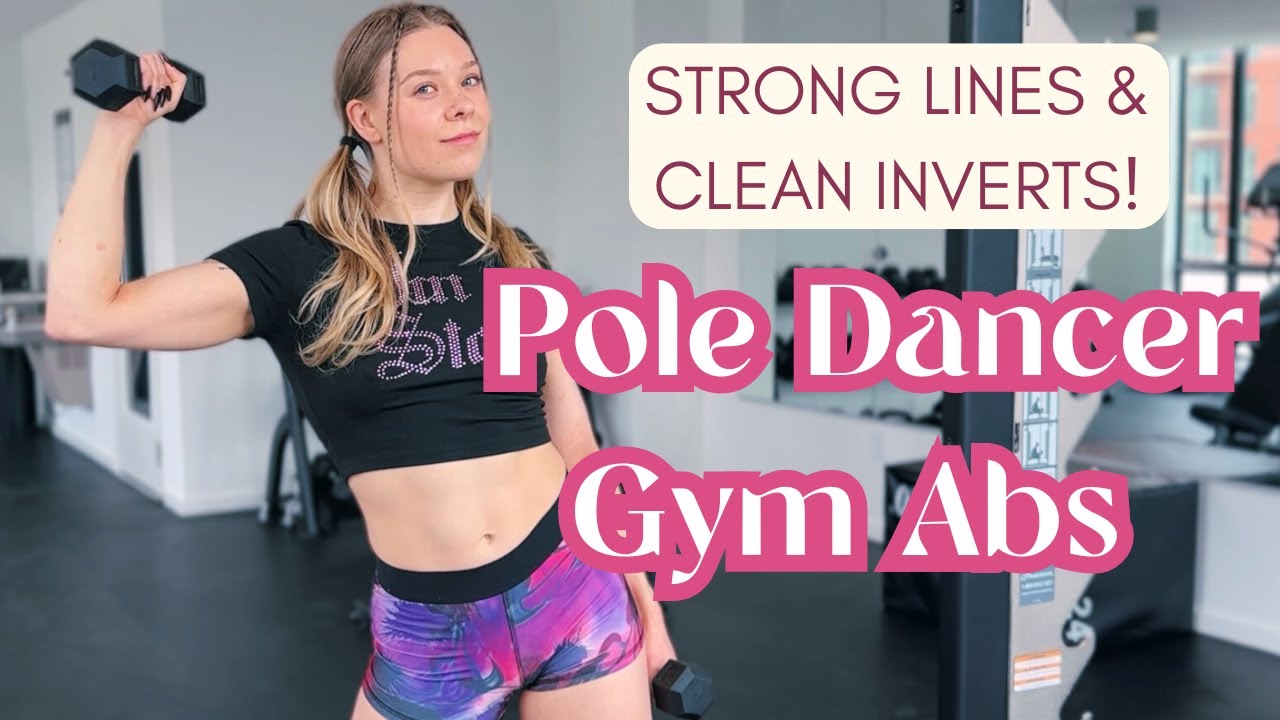 the BEST CORE exercises for strong pole inverts! Transverse Abs, Obliques & Hip Flexor workout