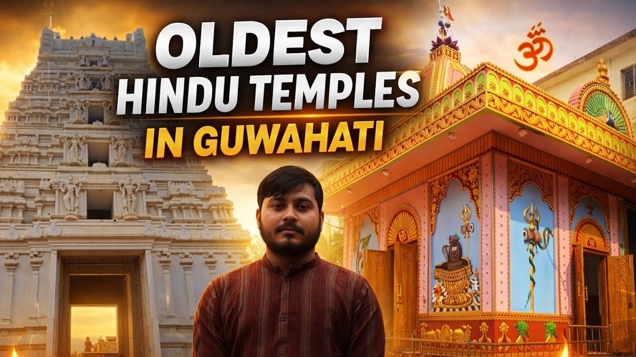 I EXPLORED Guwahati's Most FAMOUS Hindu Temples 🙏 Northeast India Vlog 🇮🇳 