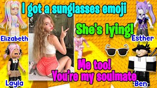 ☂ TEXT TO SPEECH  Toxic Girl Lies About Her Soulmate Emoji To Steal My Best Friend  Roblox Story