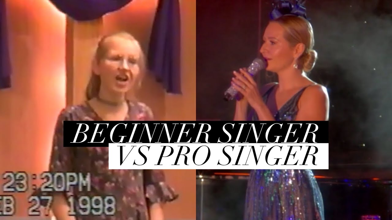 Beginner Singer VS. Professional Singer (Singing Transformation ...