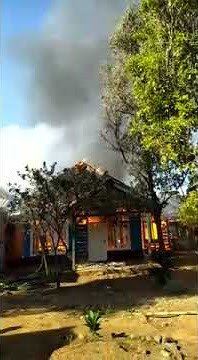 kebakaran di bawang kab batang