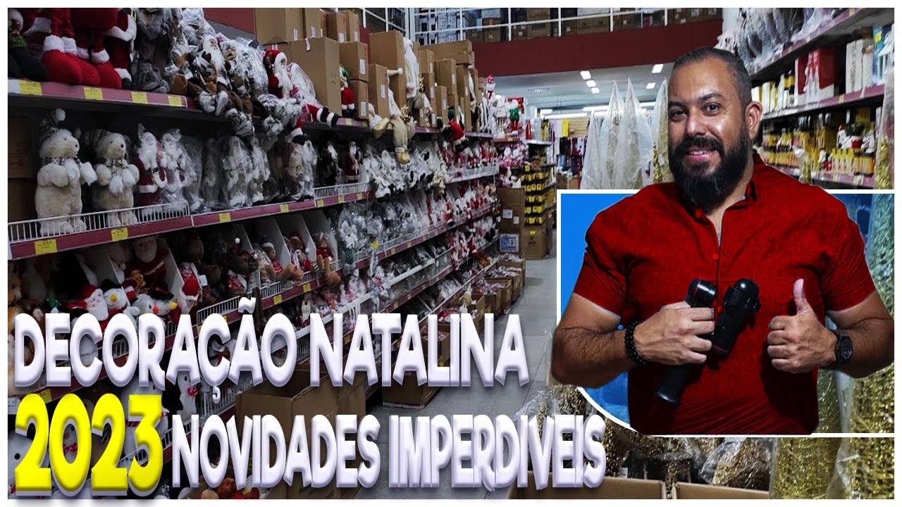 DECORAÇÃO NATALINA 2023! (NOVIDADES IMPERDÍVEIS!) ATACADISTA EM SÃO PAULO/BRASIL #499