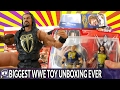 Worlds biggest wwe toy unboxing ever  over 50 toys opened reviewed and roasted epic wwe toys