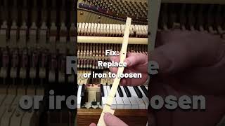 How To Fix A Sticking Piano Key Part 1 Problems With The Keys Howard Piano Industries